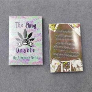 Cannabis Phrog Oracle Deck box front and back.