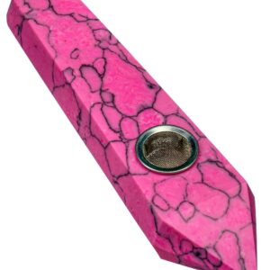 Pink Howlite Crystal Wand