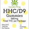 HHC/D9 Gummy Label - 12pk Lemon